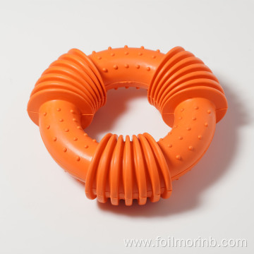 accessories Natural Rubber Circle Woven Ring Pet Toys